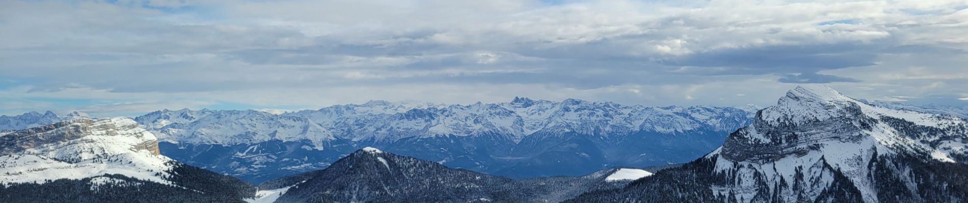 Percorso Sci alpinismo Sarcenas - 141224 1er Charmant Som - Photo