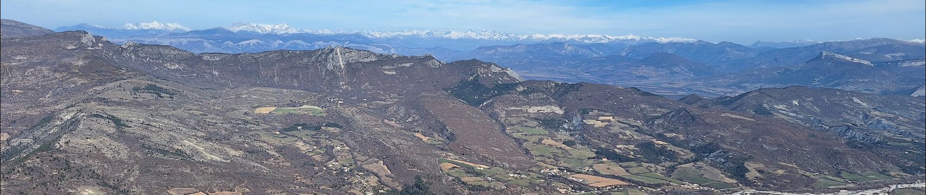 Tocht Stappen Noyers-sur-Jabron - Pas du long Rocher - Montagne de Pélegrine - Pas des portes 18/02/24 - Photo