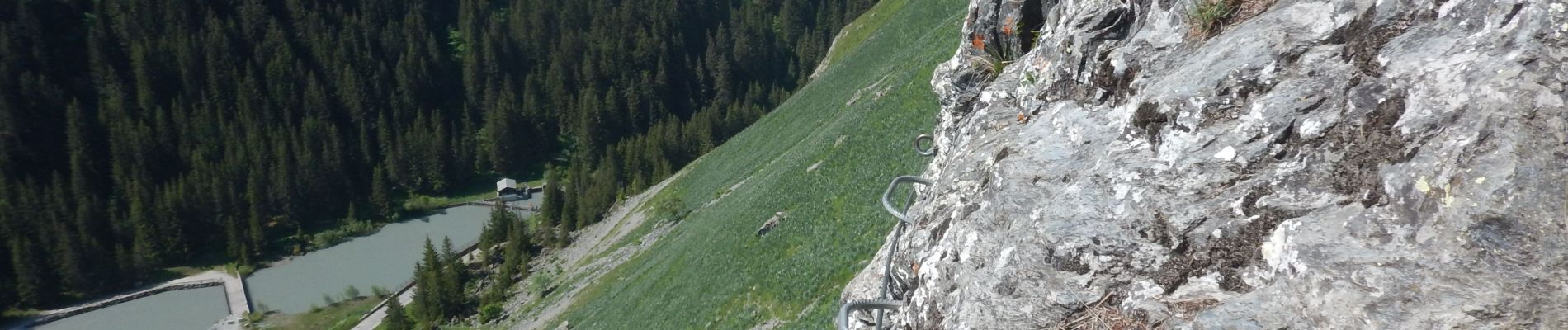 Tocht Via ferrata Champagny-en-Vanoise - Via ferrata Plan de Bouc - Photo