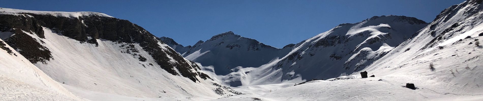 Tour Schneeschuhwandern Entraunes - Baisse de la Boulière - Photo