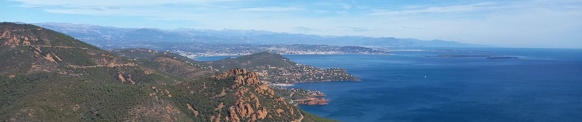 Tocht Stappen Saint-Raphaël - Pic du Cap Roux 1.10.22 - Photo