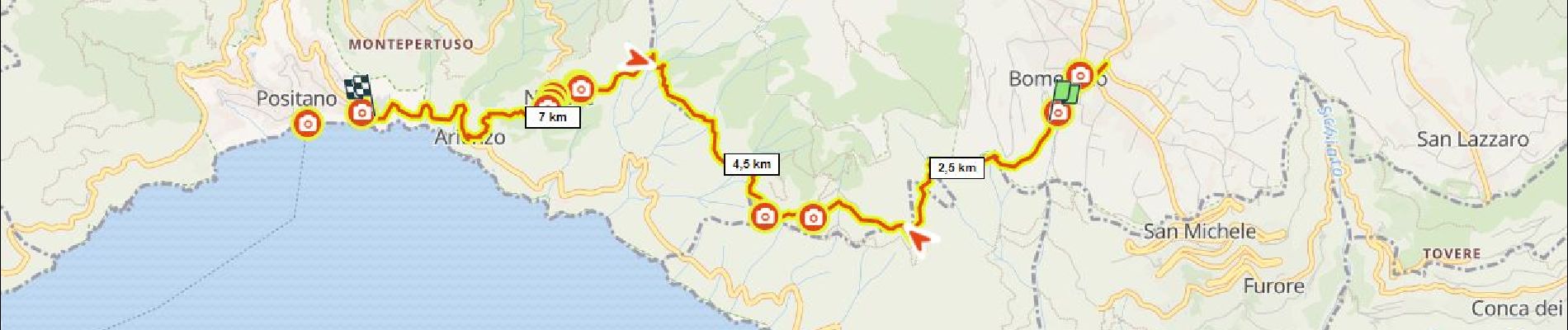 Excursión Senderismo Agerola - “Sentier des Dieux“ CAI327+CAI331 Bomerano-Nocelle-Arienzo-Positano D+450m D-1000m - Photo