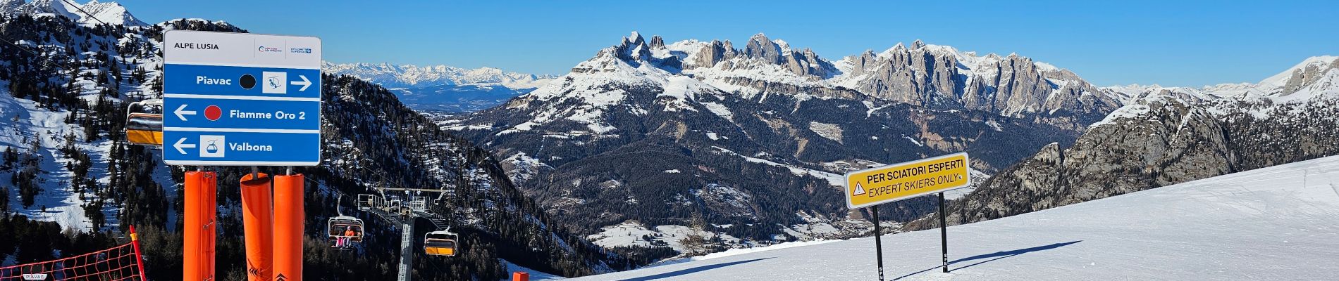 Tocht Alpineskiën Moena - Alpe Lusia Sci 270124 - Photo