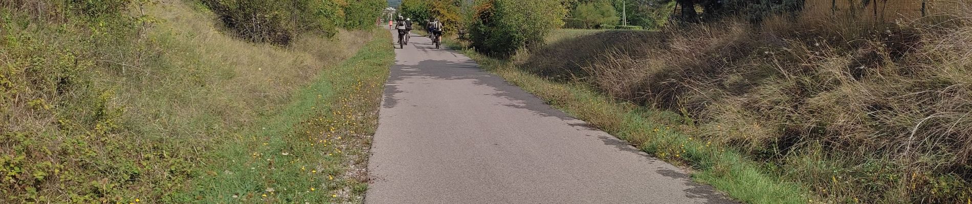 Tocht Fietstoerisme Vogüé - Vogüé Vignobles et un Dolmen  - Photo