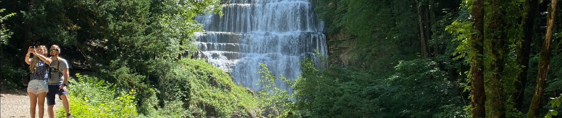 Tour Wandern La Chaux-du-Dombief - Les chutes des Hérissons  - Photo