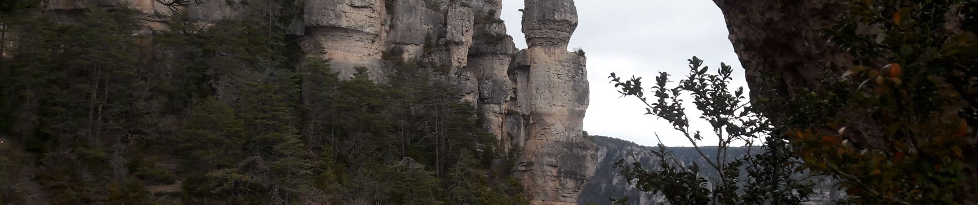 Excursión Senderismo Saint-Pierre-des-Tripiers - Sentier des corniches de la JONTE - Photo