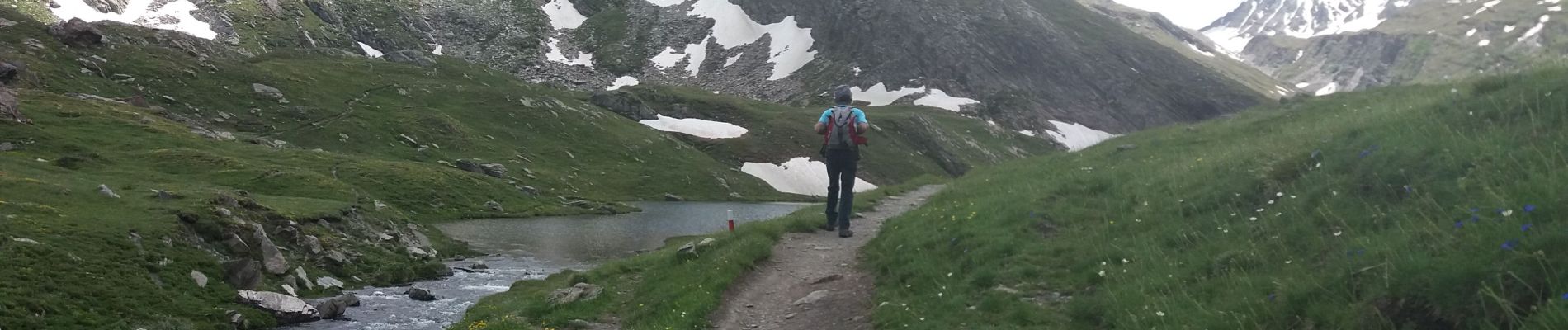 Tocht Stappen Abriès-Ristolas - lac gorgeou - Photo