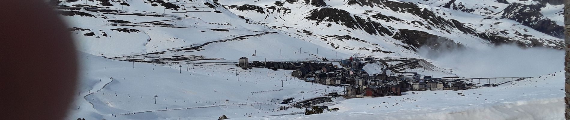 Excursión Raquetas de nieve Porta - Pas de la Case  côté France  variante  - Photo