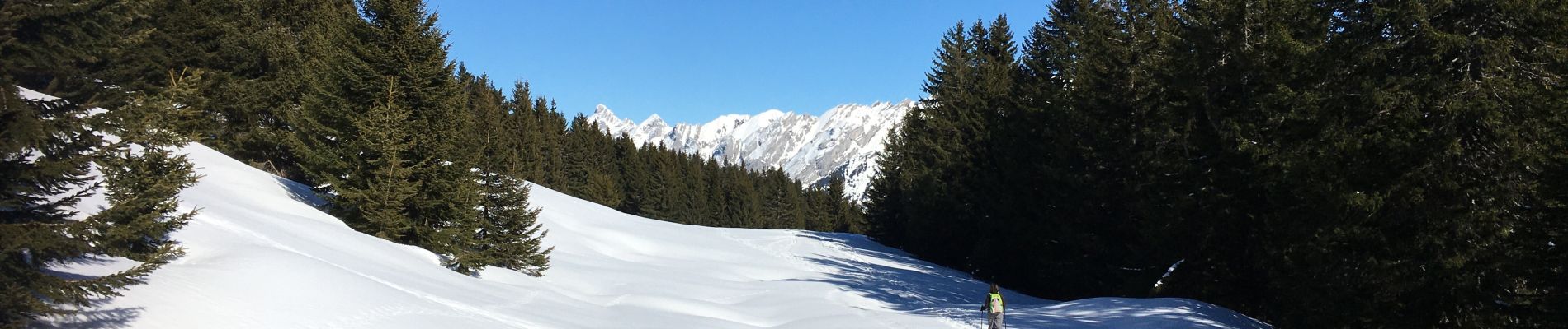 Randonnée Raquettes à neige Manigod - La Croix Colomban - Photo