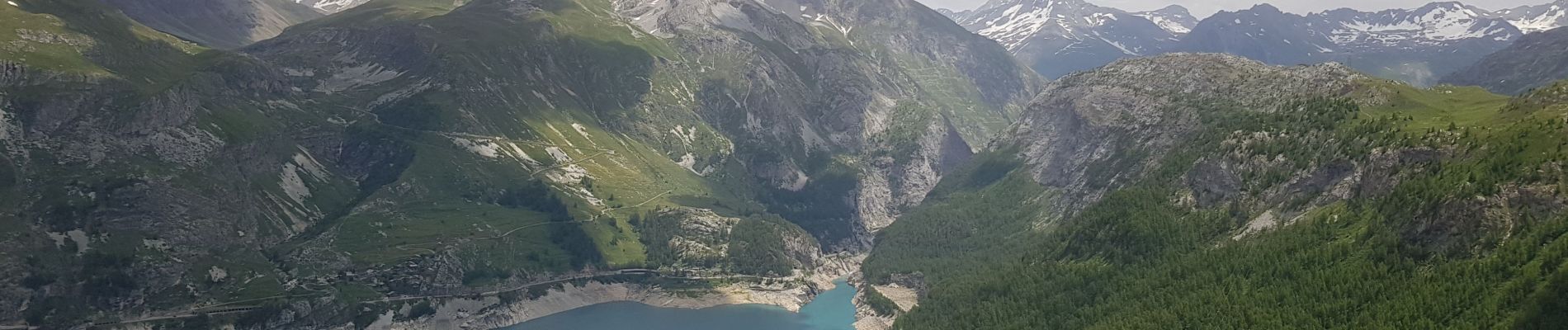 Tour Wandern Tignes - Les Boisses depuis le Lac par Glattier - Photo