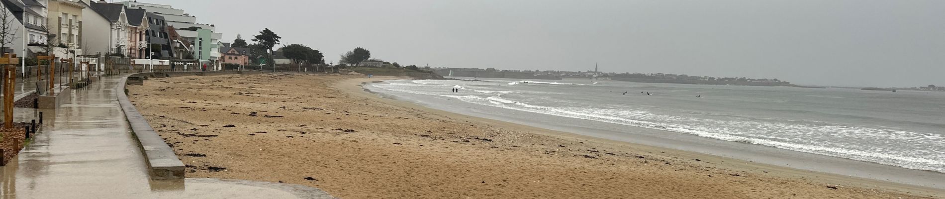 Tocht Stappen Larmor-Plage - Larmor plage sous la pluie 3,4 km - Photo