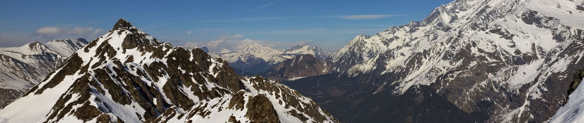 Excursión Esquí de fondo Hauteluce - Col de cicle en passant par un couloir et col de la fenêtre  - Photo