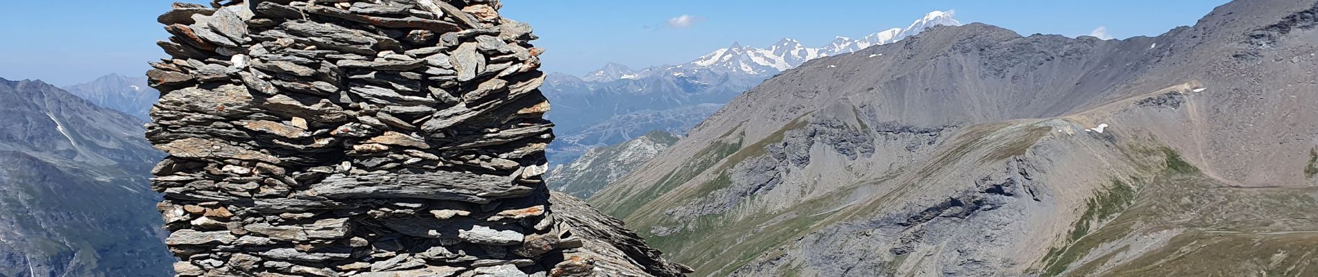 Tocht Stappen Tignes - rocher de la Davie - Photo