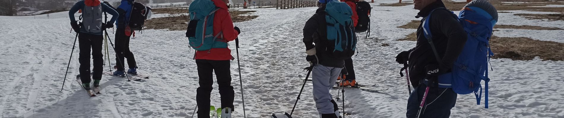 Trail Touring skiing Mont-Dore - Couloir A' - Photo