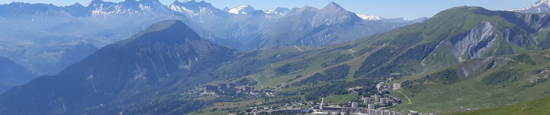 Randonnée Marche nordique Fontcouverte-la-Toussuire - crêtes Toussuire Corbier - Photo