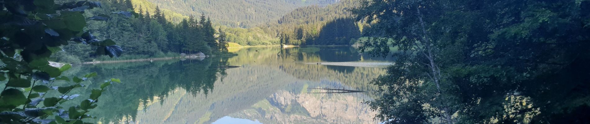 Excursión Senderismo Bellevaux - lac de vallon et cascade - Photo