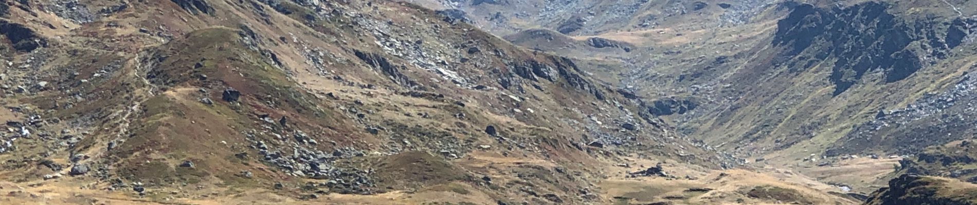 Trail Walking Valmeinier - Lac vert Terre rouge chapelle Notre dame des neiges - Photo