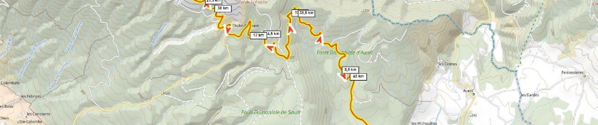 Trail Road bike Sault - Le Ventoux D+ 1340m depuis Sault - Photo