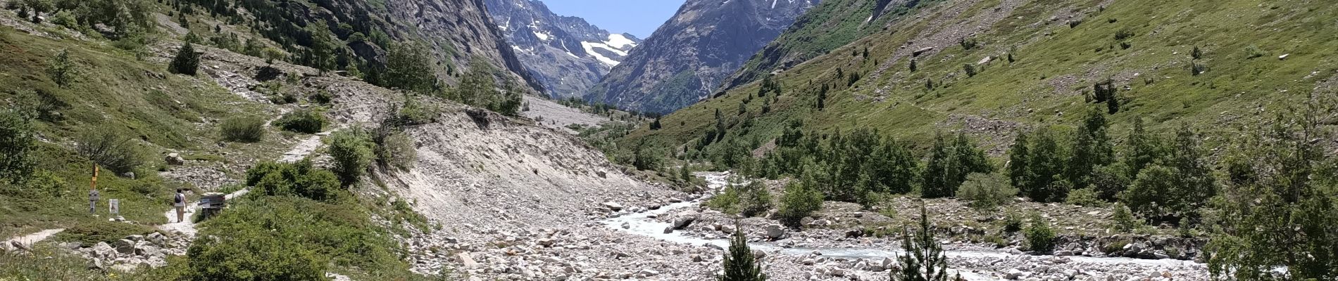 Randonnée Marche Saint-Christophe-en-Oisans - Rando depart du refuge du Carrelet et arrivée à La Berarde - Photo