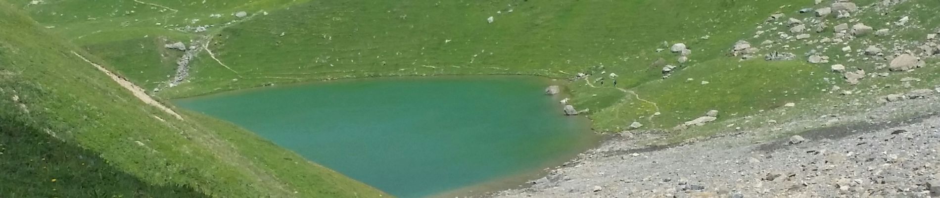 Excursión Senderismo Aime-la-Plagne - col du coin lac d'amour Areches - Photo