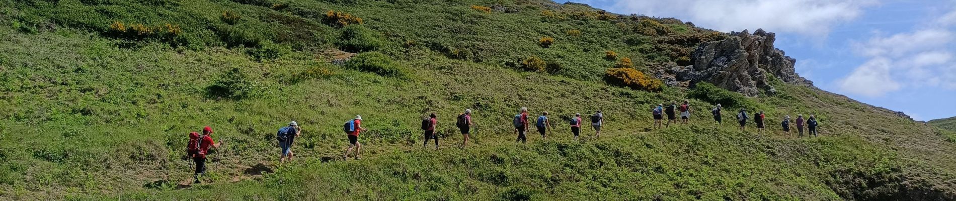 Trail Nordic walking Bangor - troisième étape belle ile - Photo