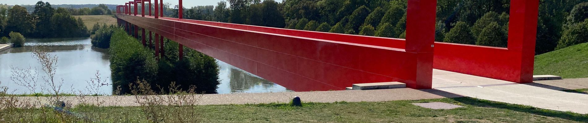 POI Cergy - pont rouge - Photo