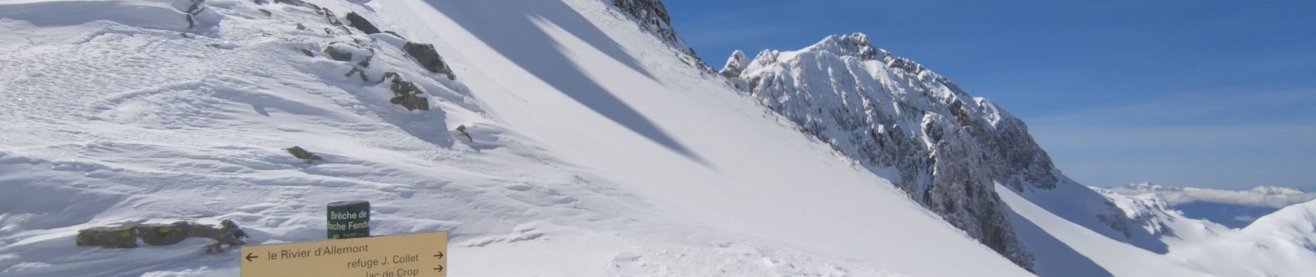 Tour Skiwanderen Allemond - Brèche de la Roche fendue Est - Photo