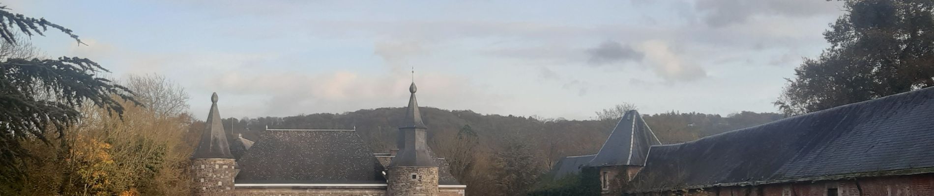 Tocht Stappen Luik - ile rousseau . sart tilman . colonster . ole rousseau  - Photo