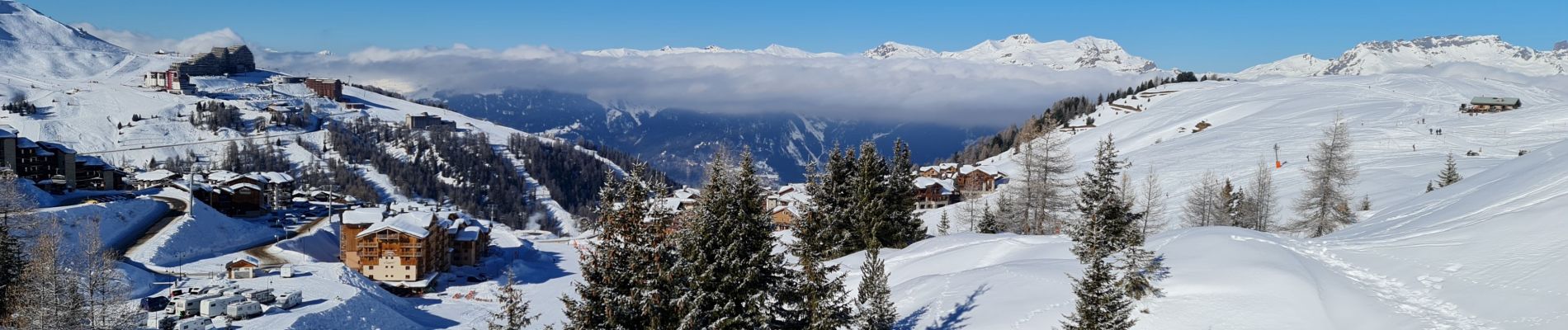 Randonnée Marche nordique La Plagne-Tarentaise - La Plagne 1800 Le Dou du Praz (boucle) - Photo