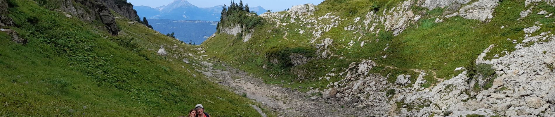 Randonnée Marche Samoëns - SAMOENS: LES ALLAMANDS - BOSTAN (CHALETS - REFUGE - COL  - TETE) - GOLESE - Photo