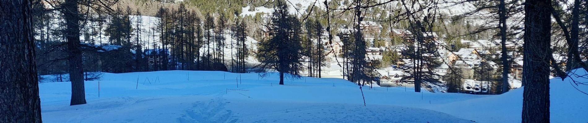 Percorso Racchette da neve Monginevro - reco Claviere - mardi - Photo