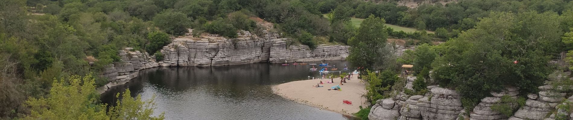 Point d'intérêt Pradons - Plage-Camping-du-Pont - Photo