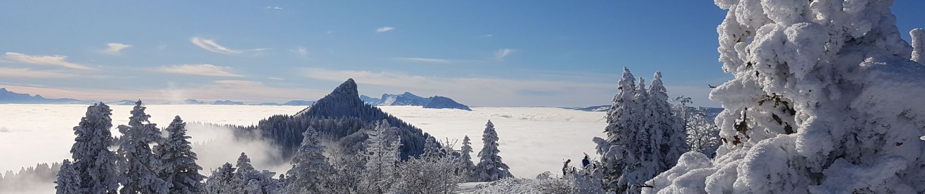 Tour Schneeschuhwandern Sarcenas - Le  Mont Fromage et ses crêtes - Photo