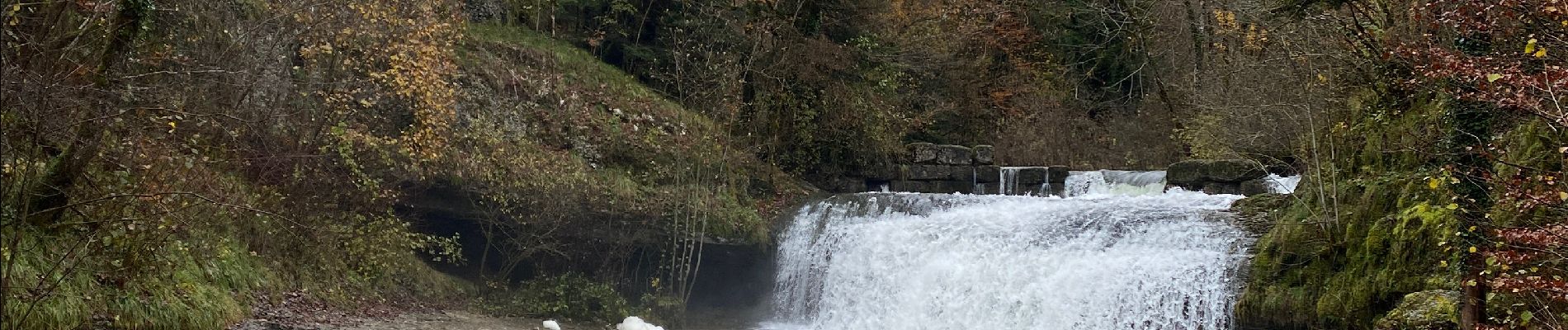 Percorso  Bonlieu - Cascades du hérisson  - Photo