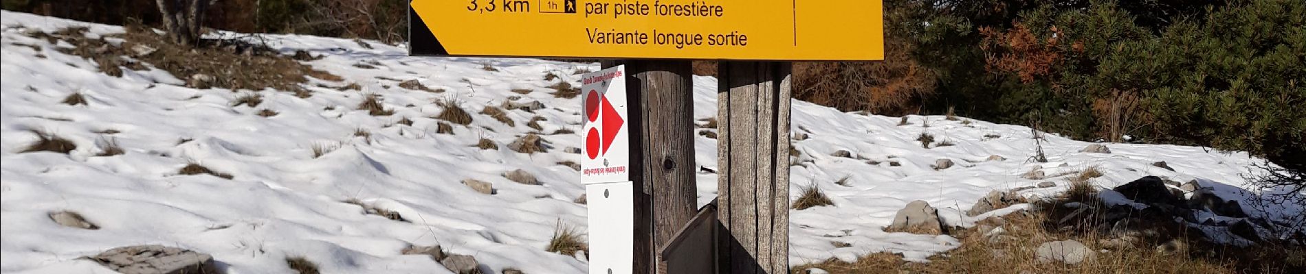 Tocht Stappen Gap - sous les crêtes de charance - Photo