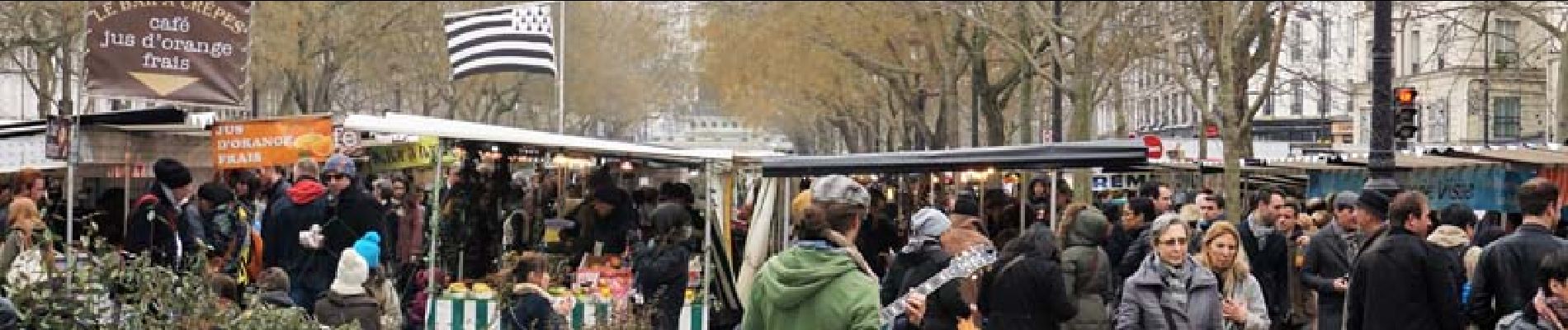 Point d'intérêt Paris - Marché Popincourt, mardi, vendredi - Photo