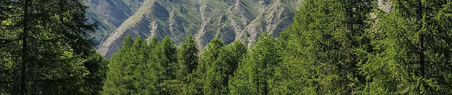 Tocht Stappen Crévoux - Parcours des Fées - Cascade de Razis - Photo