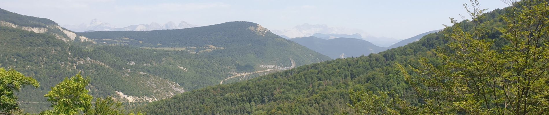 Tocht Stappen Beaurières - tour de Banne 1643m - Photo