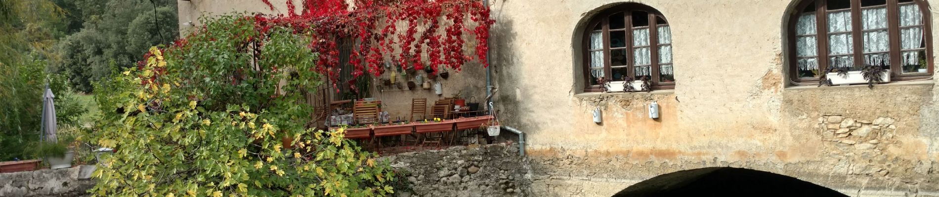 Tocht Stappen Anduze - Lacan et le château de Tornac - Photo