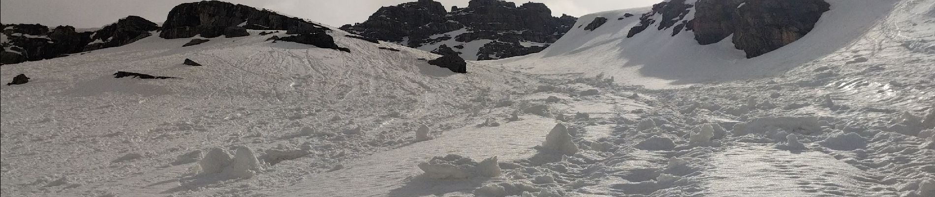 Randonnée Ski de randonnée Cervières - bas de Rochebrune - Photo