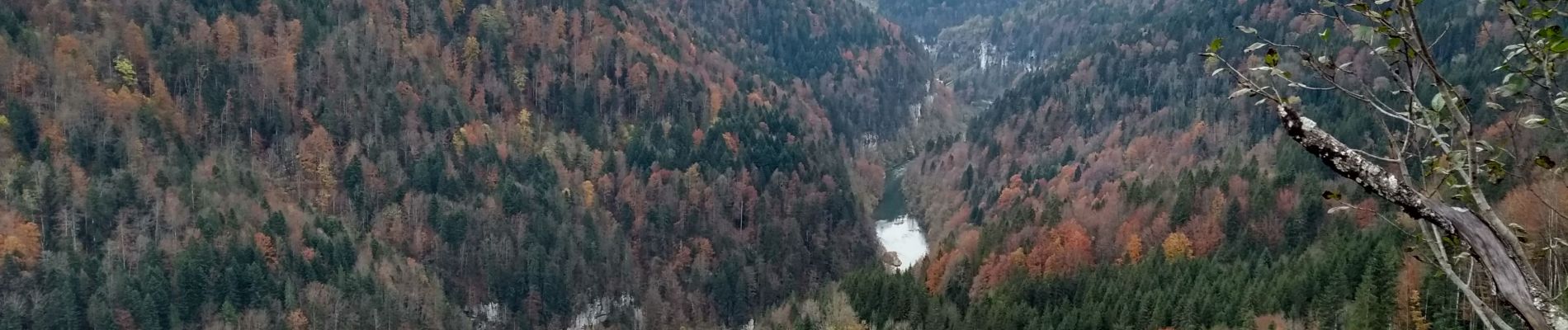 Randonnée Marche Damprichard - 10-11-19 Belvédère des vieilles femelles - Photo