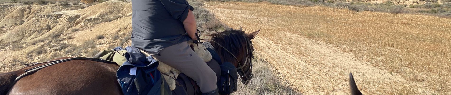 Trail Horseback riding Bardenas Reales de Navarra - Bardenas jour 4 - Photo