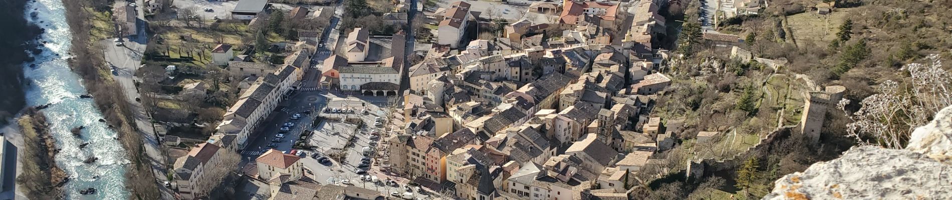 Trail Walking Castellane - castellane destourbe  notre Dame du roc 1060m 17kms - Photo