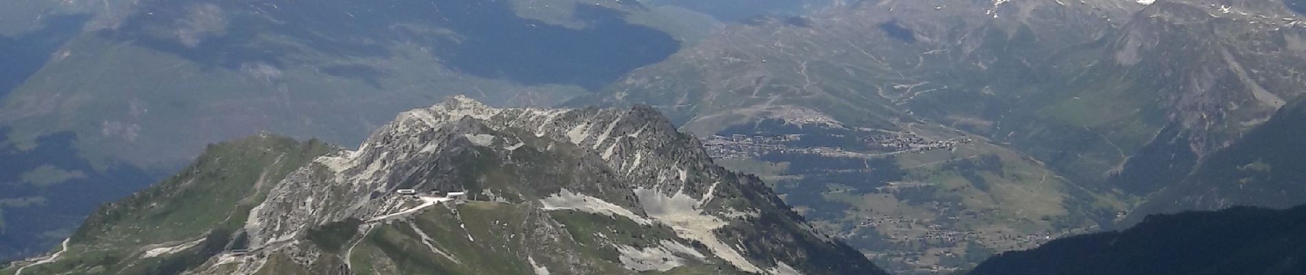 Trail Walking Peisey-Nancroix - du haut de transarc, aiguille Grive et descente arc 1800 - Photo