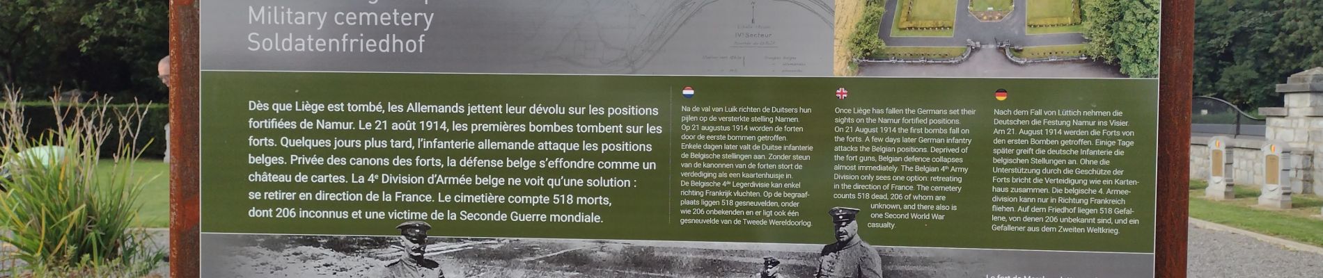 Point d'intérêt Namur - Cimetière militaire de Champion  - Photo