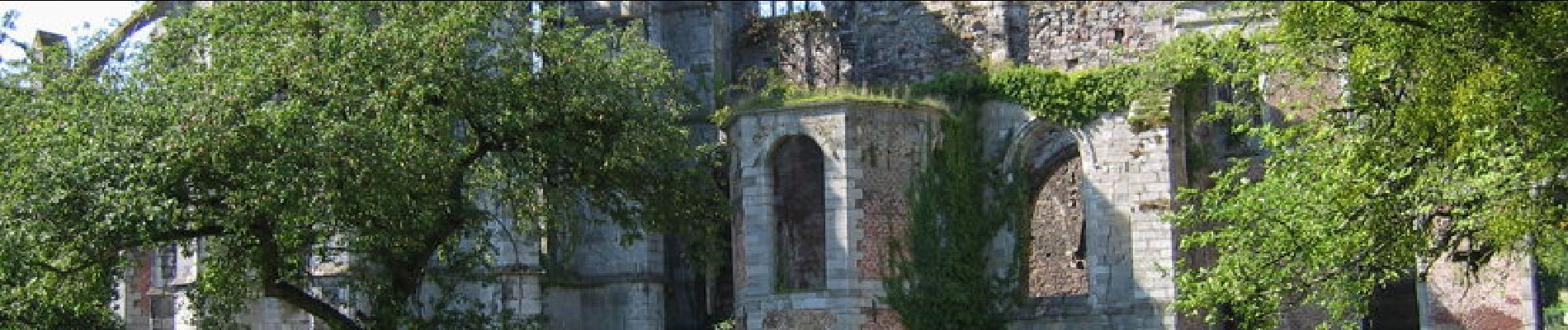 Randonnée Vélo Lobbes - THUDINIE - Boucle - Forestaille - Thuin - Abbaye d'Aulne - Photo