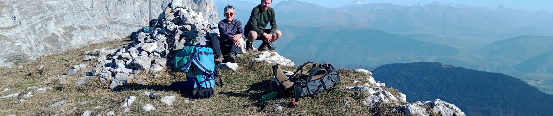 Tocht Stappen Corrençon-en-Vercors - tête des chaudières par le col de la Balme  pas d Ernadant  abris de carette  - Photo