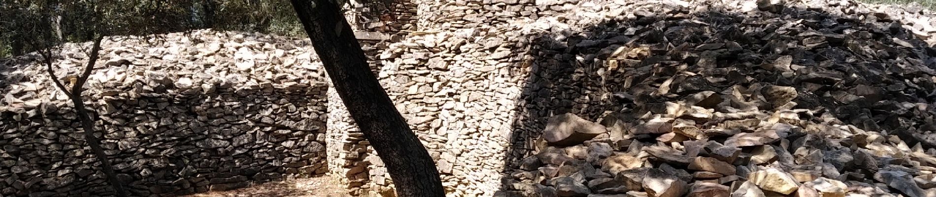 Tocht Stappen Bernis - Sentier des Capitelles  - Photo