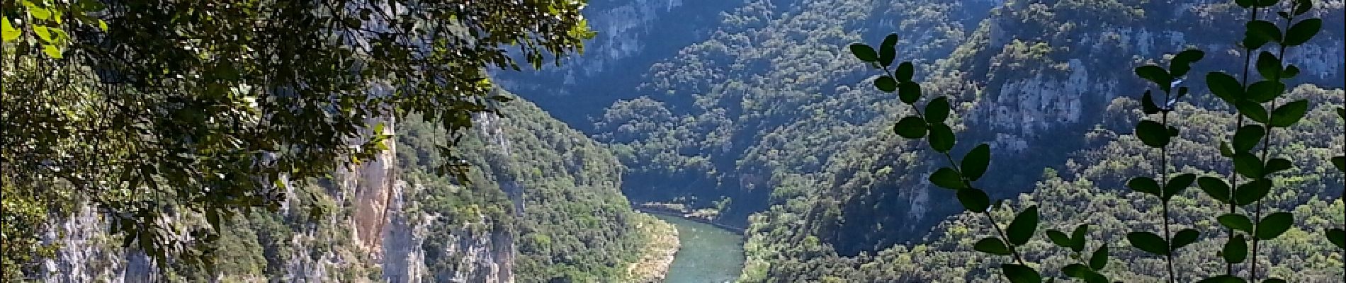 Percorso Marcia Saint-Remèze - Gorges de l'Ardèche - bivouac de Gournier - Photo