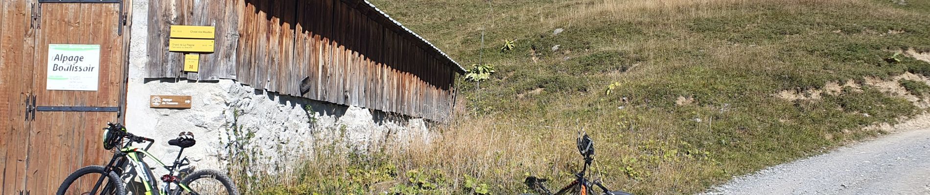 Tour Mountainbike Aime-la-Plagne - tour du cormet rosselend - Photo